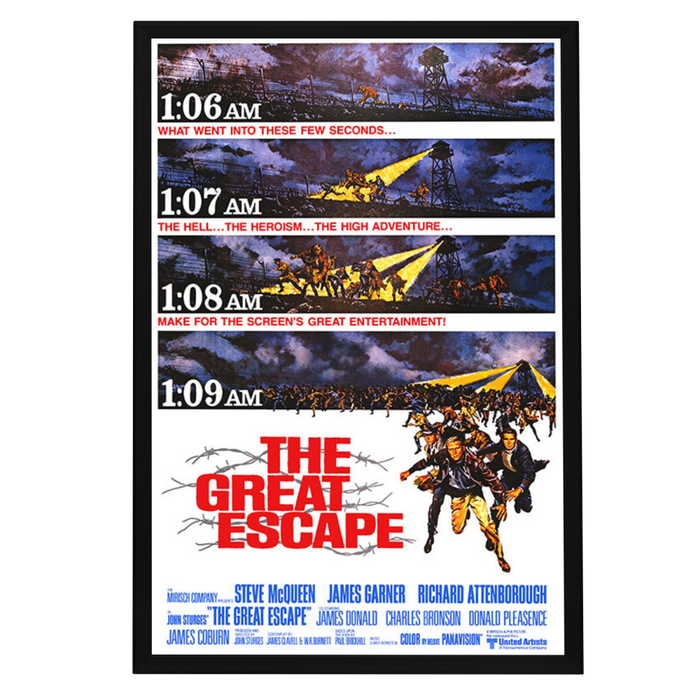 "Great Escape" (1963) Framed Movie Poster