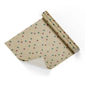 Green Red Polka Dots Kraft Base Wrapping Paper
