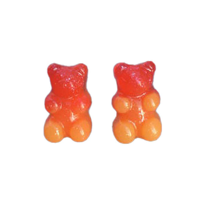 Gummy Bear Stud Earrings, Orange