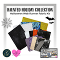 Halloween Web Runner Fabric Kit - Haunted Holiday Collection