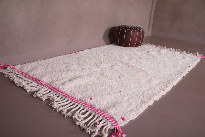 Handmade custom Moroccan rug - Wool Dotted berber carpet - custom moroccan rugs
