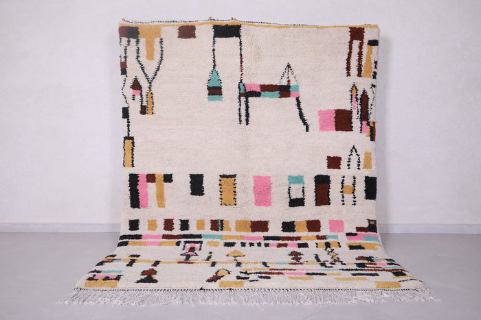 Handmade Moroccan rug - Custom Wool azilal rug - custom moroccan rugs