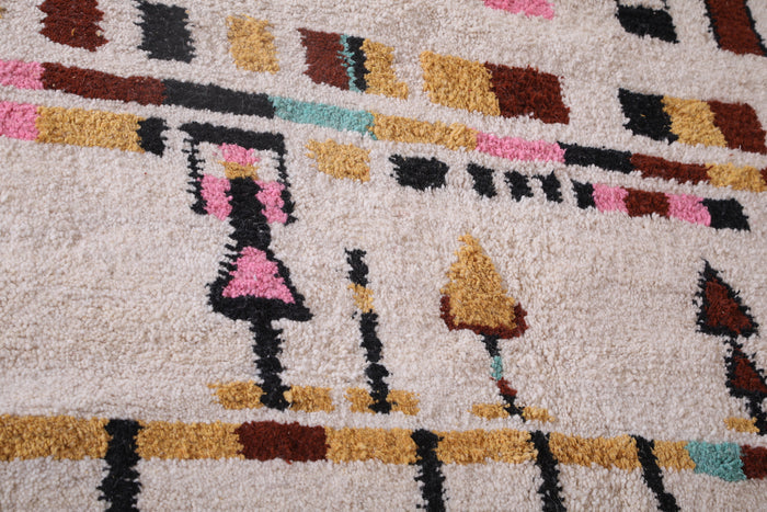 Handmade Moroccan rug - Custom Wool azilal rug - custom moroccan rugs