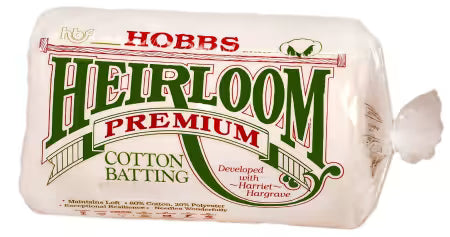 Heirloom Premium Cotton Blend Batting - 72" x 90"