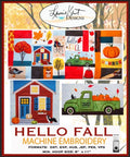 Hello Fall - Machine Embroidery - Laurie Kent Designs
