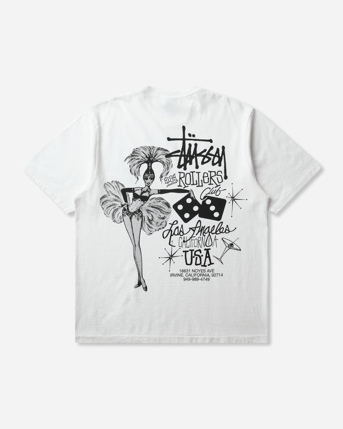 Stüssy High Rollers Pig. Dyed Tee Natural T-Shirts Shortsleeve 1905200SJ NATURAL