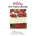 Holiday - Fabric Bundle | Four 12.5” x WOF