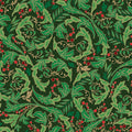 Holiday Nouveau - Holiday Leaves&Berries Forest Green - 15148M-45