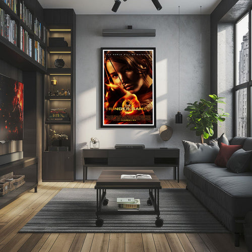 "Hunger Games" (2012) Framed Movie Poster