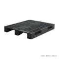 IND PLASTIC PALLET BLACK (P1212-BLK)