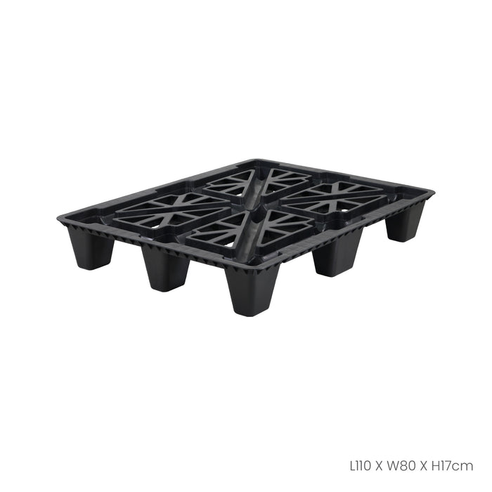 IND PLASTIC PALLET FOR EXPORT USE BLACK (P7781-BLK)