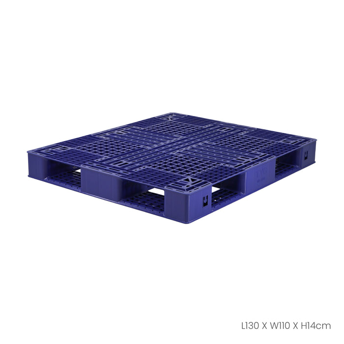 IND PLASTIC PALLET FOR RACKING BLUE (P1113-BLU)