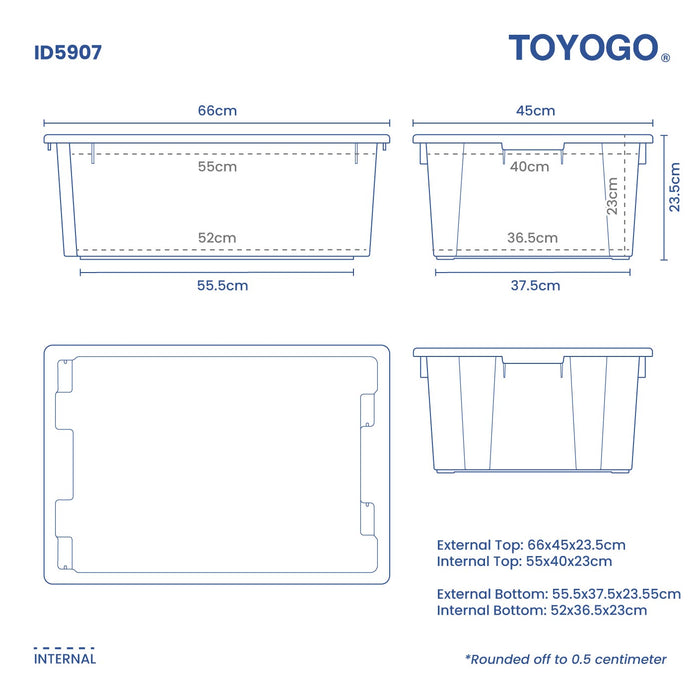 INDUSTRIAL PLASTIC CONTAINER (ID5907)