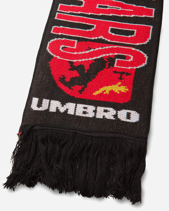 Umbro It All Ends In Tears Scarf Grey Red Black Gloves and Scarves Scarves and Warmneck UBMW2100YA34 GRY0032