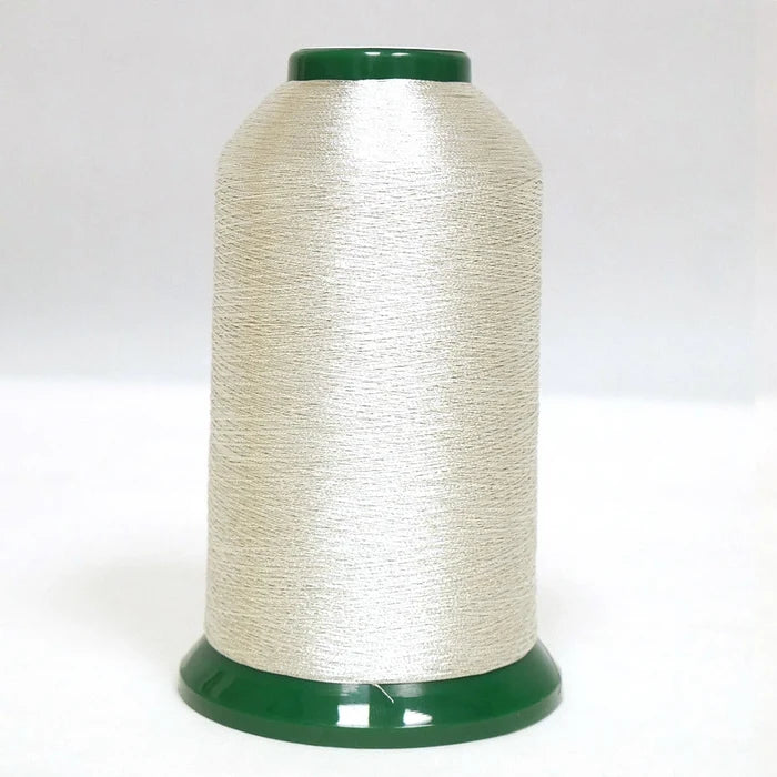 KingStar Metallic Embroidery Thread - Silver (MS-1) - 3000m