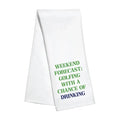 Kitchen Towel - Tonights Forecast Golfing