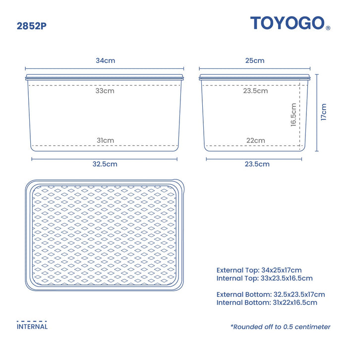 KUMO BOX W/LID M (2852PE)
