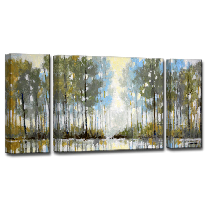 'Lakeside View No. 3' Wrapped Canvas Wall Art