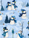 Let it Snow-Man! - Scenic Snowmen Light Blue - 3017 27754 414