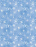Let it Snow-Man! - Snowflakes All Over Light Blue - 3017 27758 410