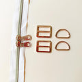 Light Gold Backpack Hardware Kit