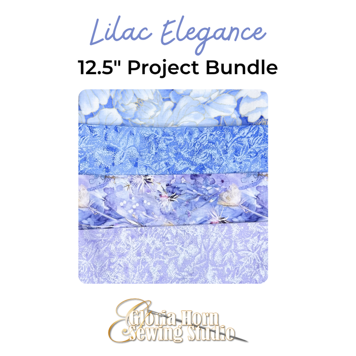 Lilac Elegance - Fabric Bundle | Four 12.5" x WOF