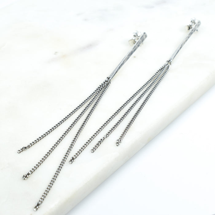 Long Wedge Earrings