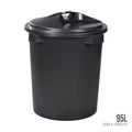 LUCKY PAIL W LID 20 GAL (515-BLK)