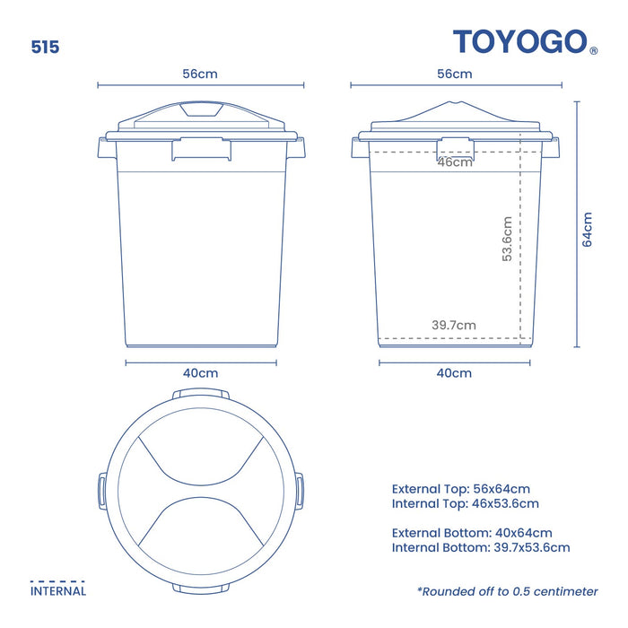 LUCKY PAIL W/ LID 20 GAL (515)
