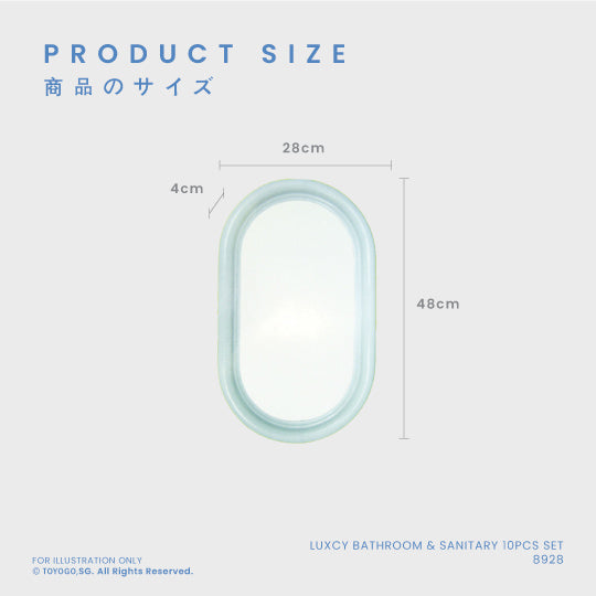 LUXCY BATHROOM & SANITARY 10PCS SET (8928)