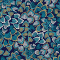 Majestic Garden - Feathery Leaves Navy - 15254M-56