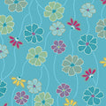 Majestic Garden - Floral Dance Blue - 15253M-51