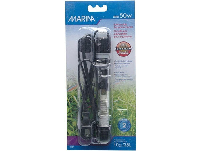 Marina Submersible Heater 6in 50W (10 gal.) Fish Supplies Marina