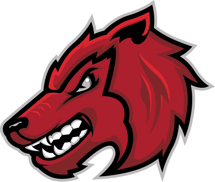 Mascot-Weiss Wolf