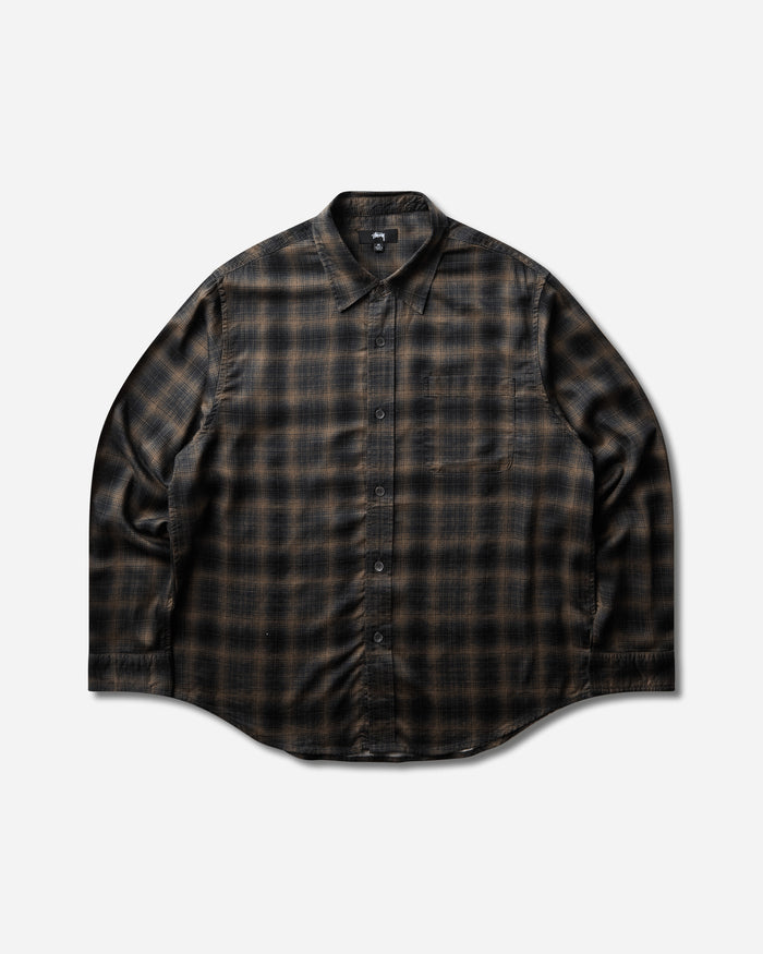 Stüssy Matthew Plaid Shirt Sd Brown Shirts Longsleeve Shirt 1110368SJ 1001