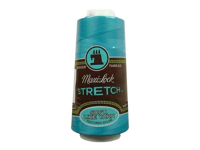 Maxi-Lock Stretch 35wt Thread 2000yds - Radiant Turquoise - 4665