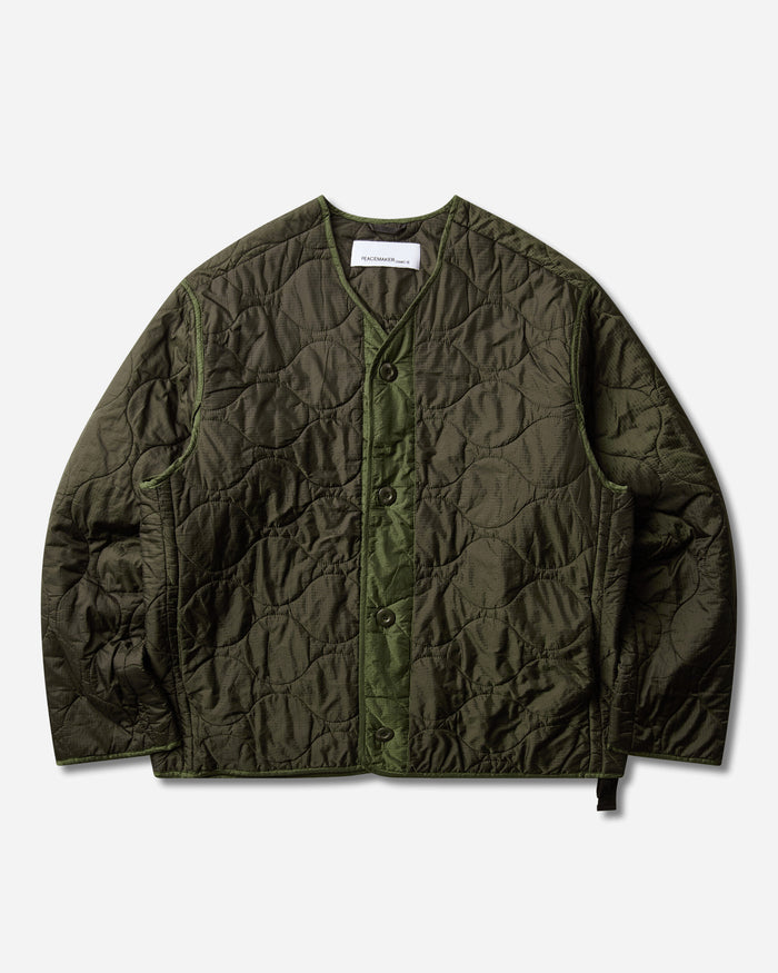 OAMC Peacemaker Combat Liner Dark Green Coats and Jackets Jackets PCM4OJ01ANY00159 DARK GREEN