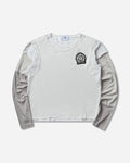 Protocol Index Layered Patch Long Sleeve Ivory T-Shirts Longsleeve PI26FWMT04 IVORY