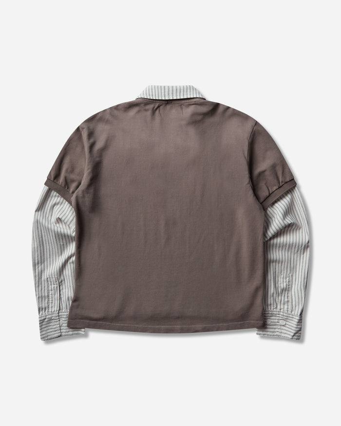 Protocol Index Layered Polo Shirt Taupe T-Shirts Polo PI26FWMT01 TAUPE