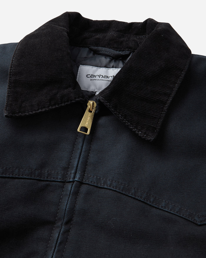 Carhartt WIP Og Santa Fe Jacket Black/Black Stone Coats and Jackets Jackets I037056 00E4O