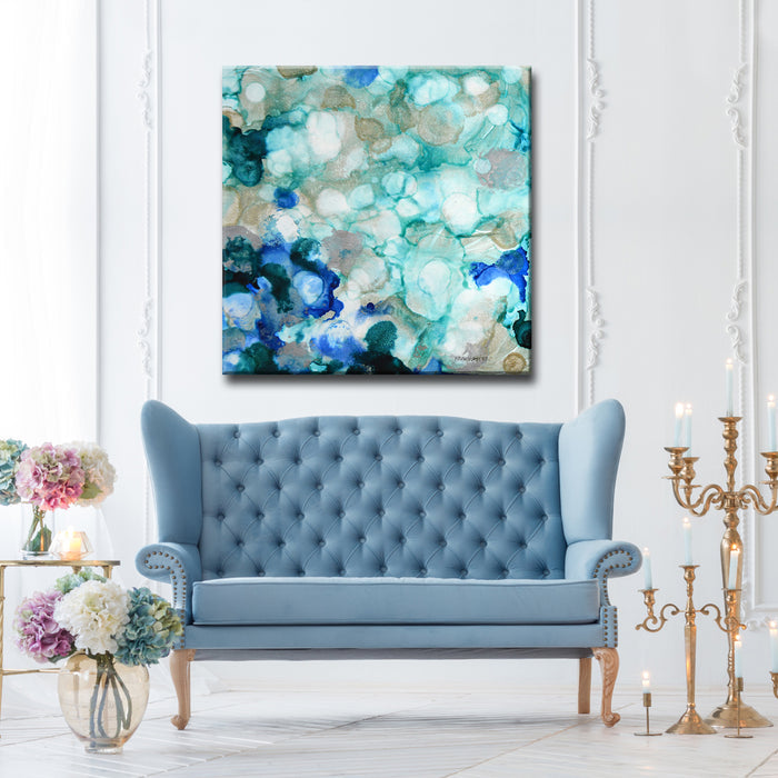 'Mermaid Pearls No. 1' Wrapped Canvas Wall Art