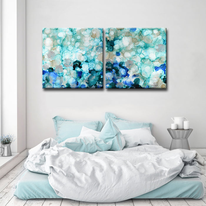 Mermaid Pearls No. 1/2' Wrapped Canvas Wall Art