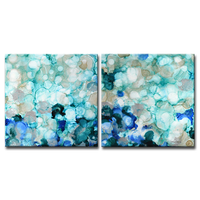 Mermaid Pearls No. 1/2' Wrapped Canvas Wall Art