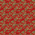 Merry & Bright - Holly and Berries Red - W130-020-363