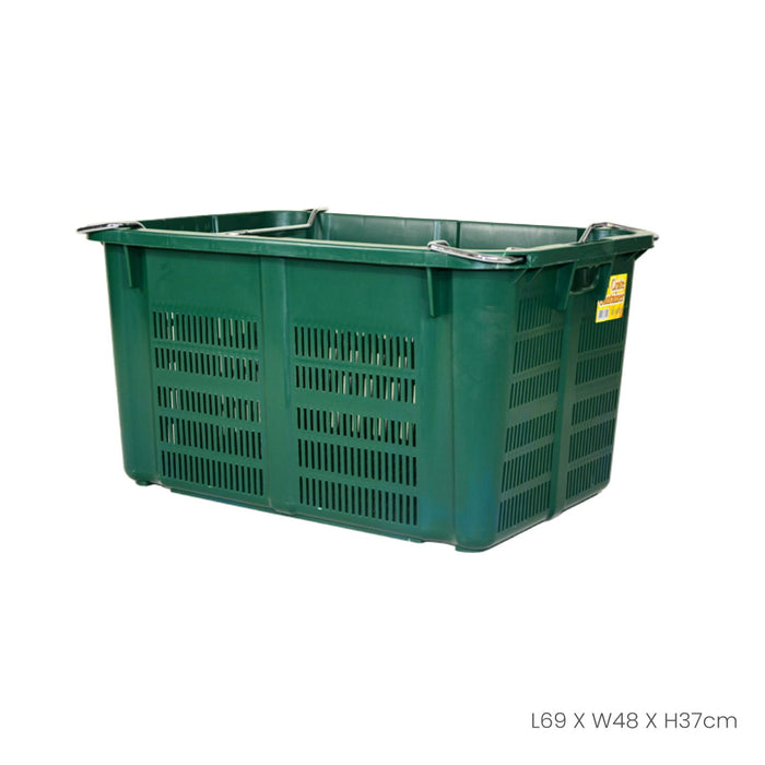 METAL HANDLE INDUSTRIAL BASKET (ID4719)