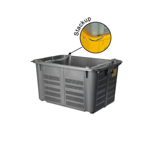 METAL HANDLE INDUSTRIAL BASKET (ID4719)