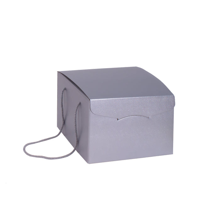 METALLIC CHEST BOX WITH ROPE HANDLE