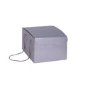 METALLIC CHEST BOX WITH ROPE HANDLE