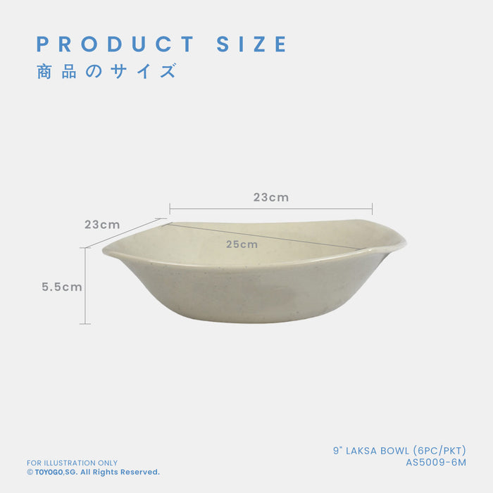 MIYO 9INCH LAKSA BOWL 6S (AS5009-6)