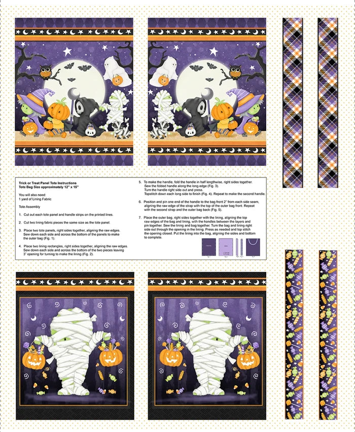 Moonlight Mischief Glow - Multi Trick or Treat Bag - 2565PG-59